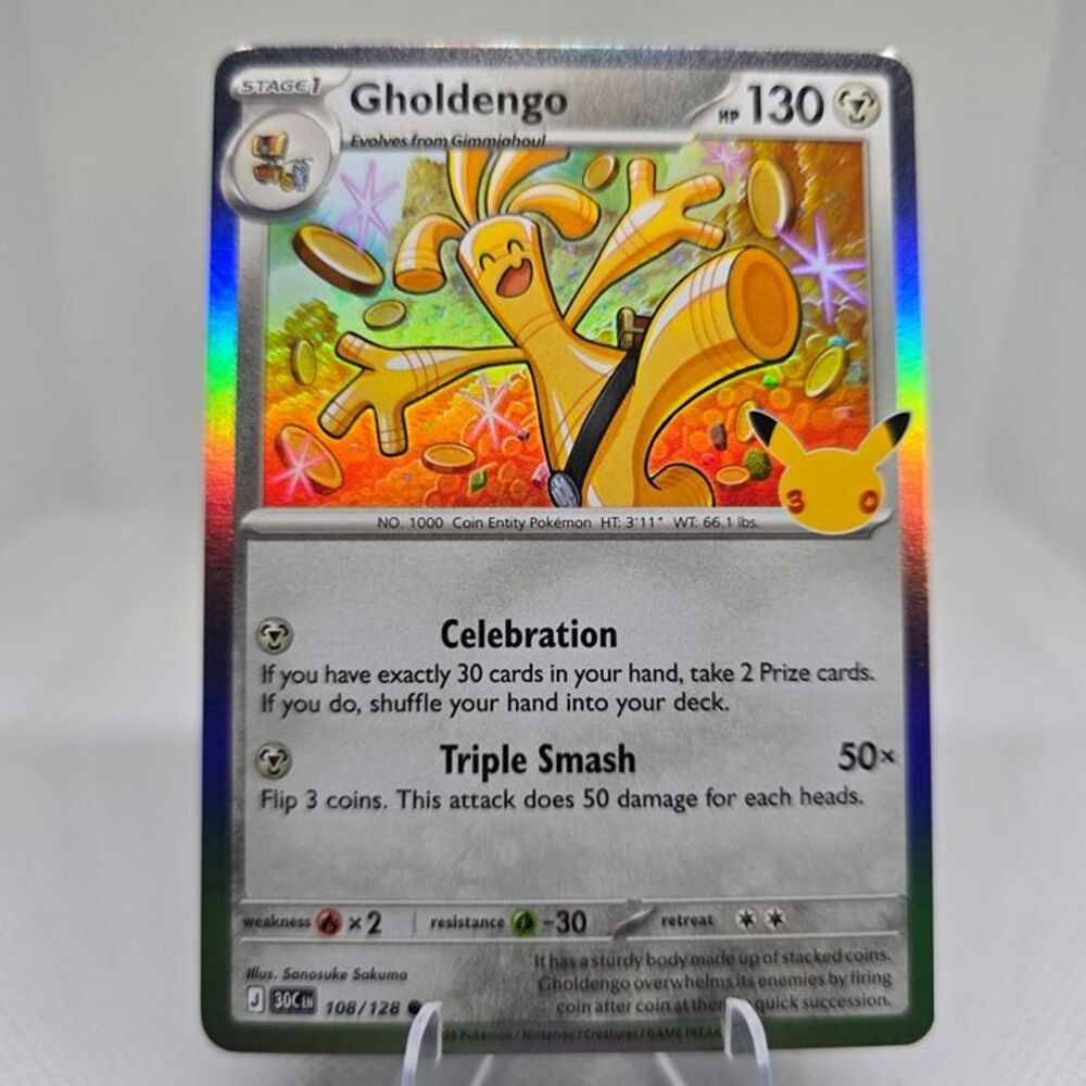 Gholdengo #108 Pokemon 30th Celebration